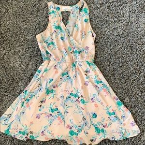 Pink flower dress